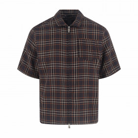 [Chrome Hearts] 크롬하츠 체크 헤이우드 집업 숏 슬리브