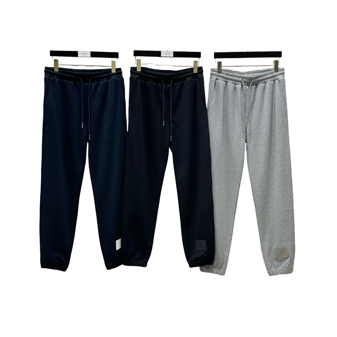 [THOM BROWNE] 톰브라운 루프백 저지 릴랙스드 스웨트팬츠