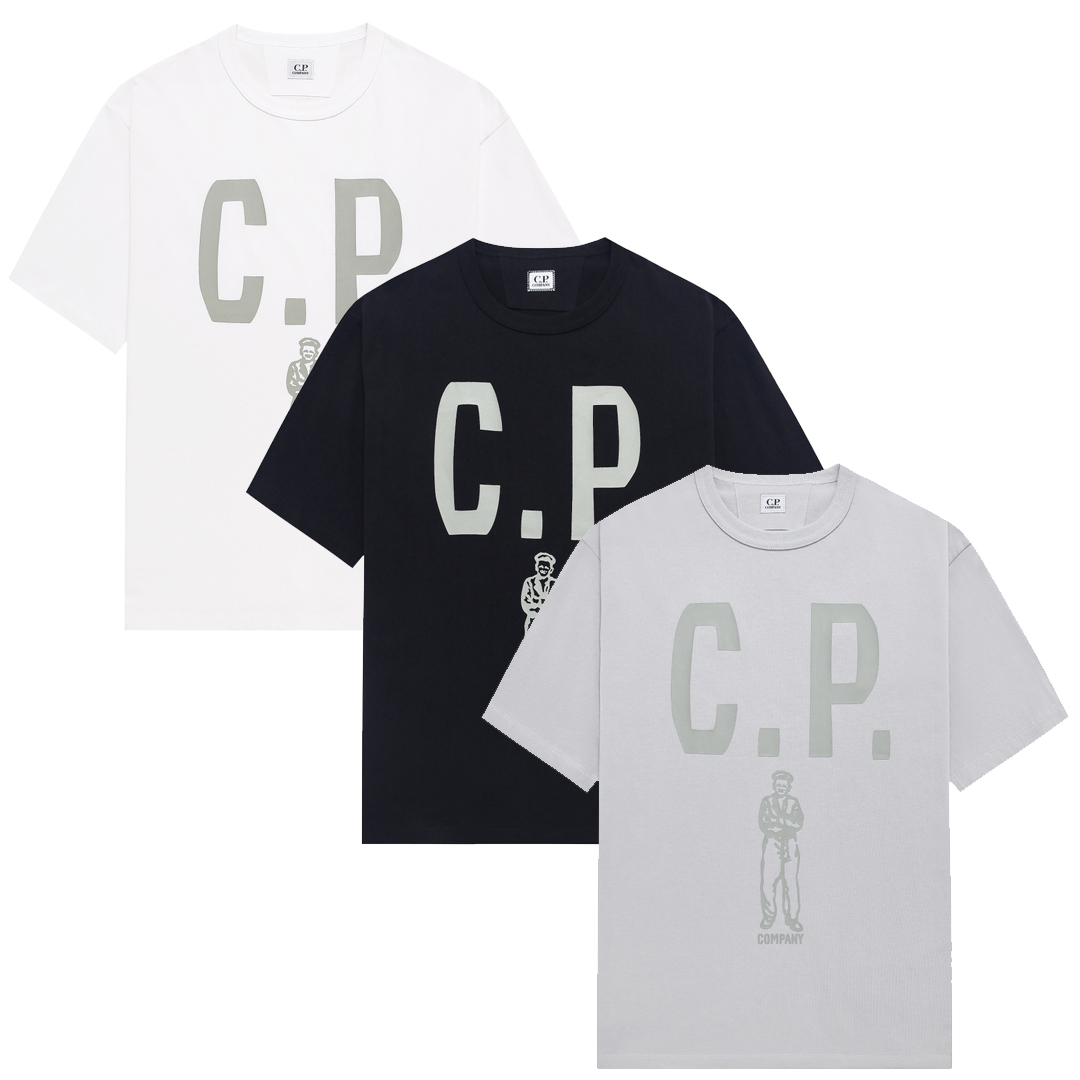 [C.P.Company] 씨피컴퍼니 그래픽 프린트 크루 넥 티셔츠