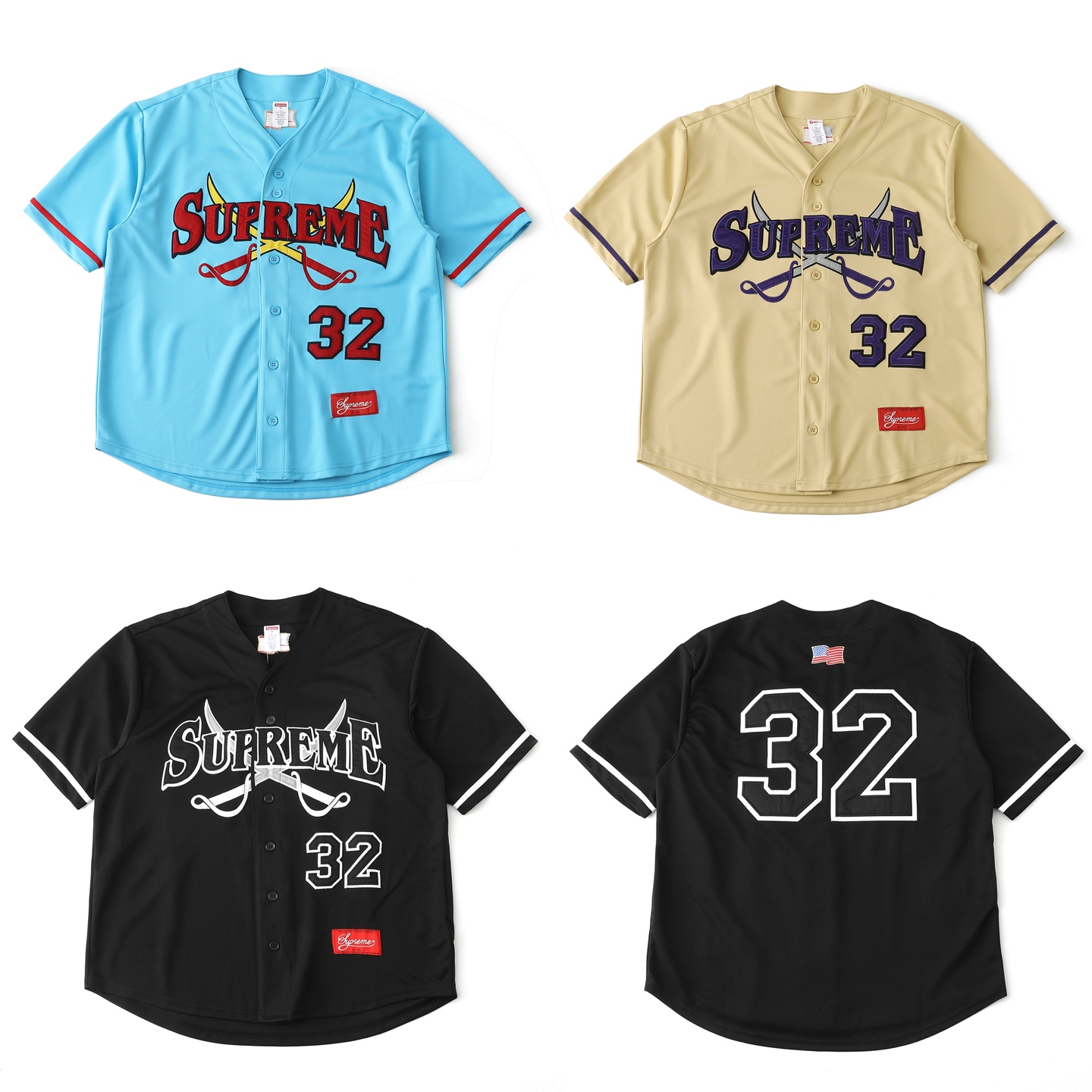 [Supreme ] 슈프림 스워즈 베이스볼 저지