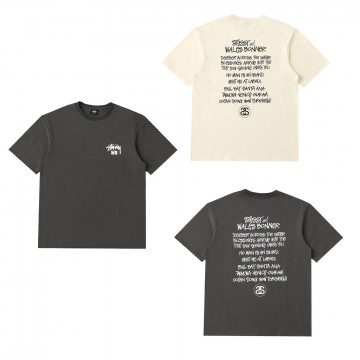 [Stussy] 스투시 x 웨일즈 보너 오션 송 티셔츠