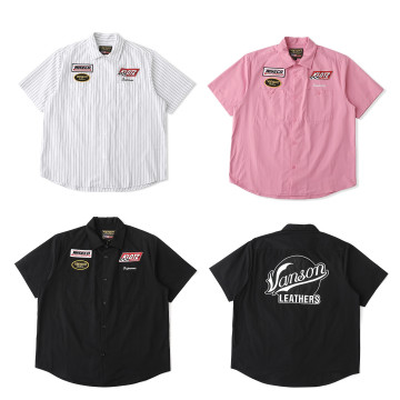[Supreme] 슈프림 x 밴슨 레더스 숏슬리브 워크 셔츠