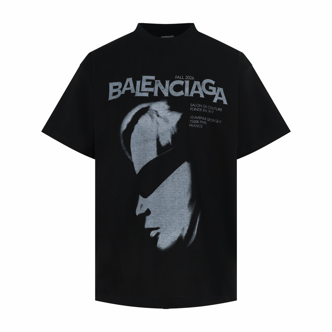 [BALENCIAGA] 발렌시아가 레이디 인 쉐이드 오버사이즈 티셔츠