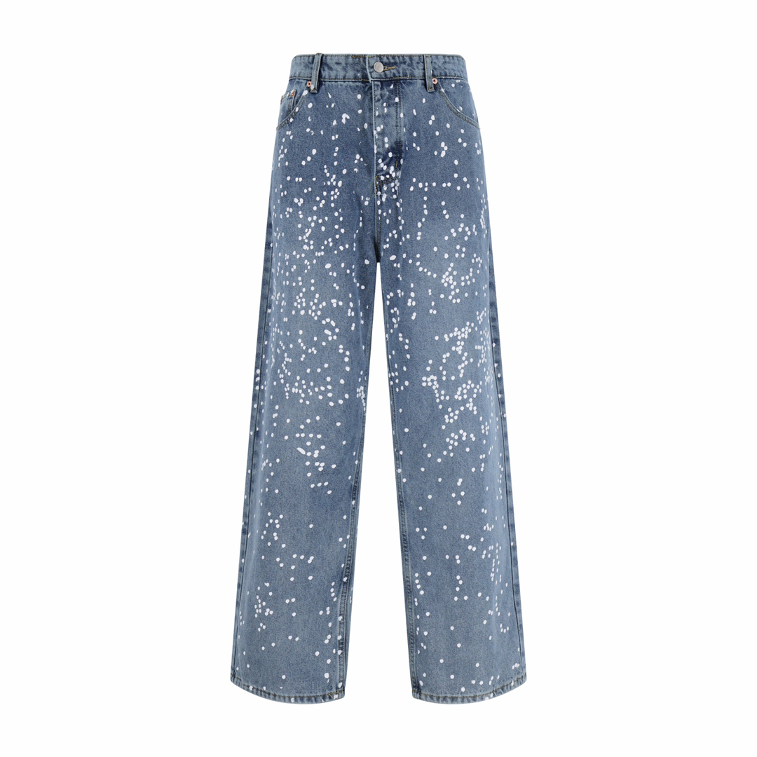 [MAISON MARGIELA] 메종 마르지엘라 페인트 스플래터 파이브 포켓 진