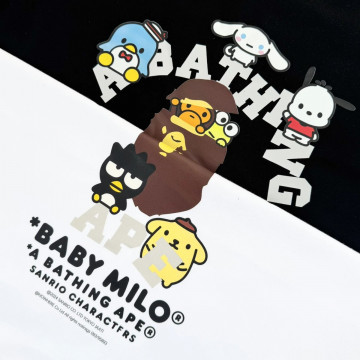 [BAPE] 베이프 베이비 마일로 x 산리오 캐릭터 티셔츠 긴자 스토어 한정
