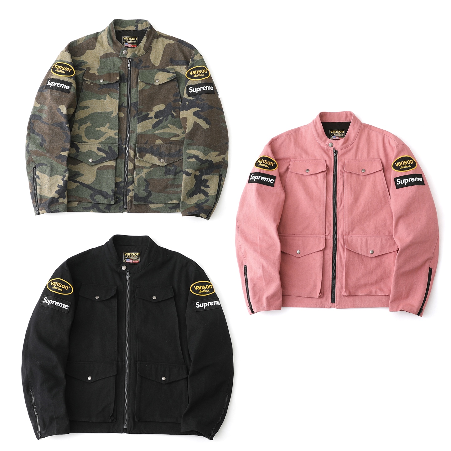 [Supreme x Vanson] 슈프림 x 밴슨 레더스 코듀라 자켓