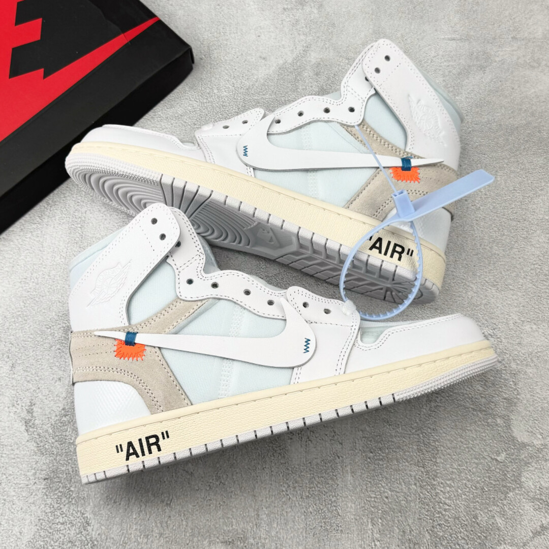 [Nike Jordan 1 x Off-White ] 나이키 조던 1 x 오프화이트 레트로 하이 화이트