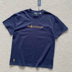 [BEAMS × Polo] 폴로 랄프로렌 x 빔즈 네이비 앤 골드 컬렉션 티셔츠