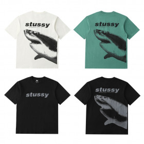 [Stussy] 스투시 샤크 피그먼트 다이드 티셔츠