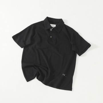 [MM6 Maison Margiela] 메종 마르지엘라 스탬프 로고 폴로 셔츠