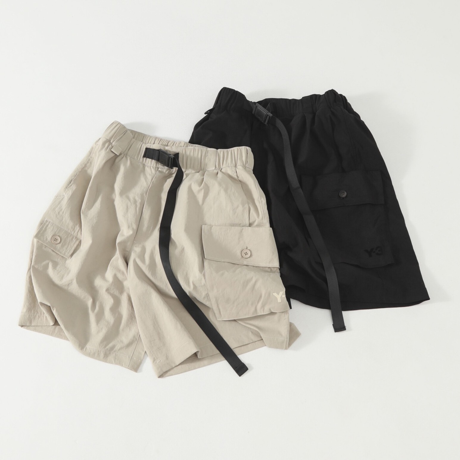 [Y-3] Y-3 나일론 트윌 카고 쇼츠