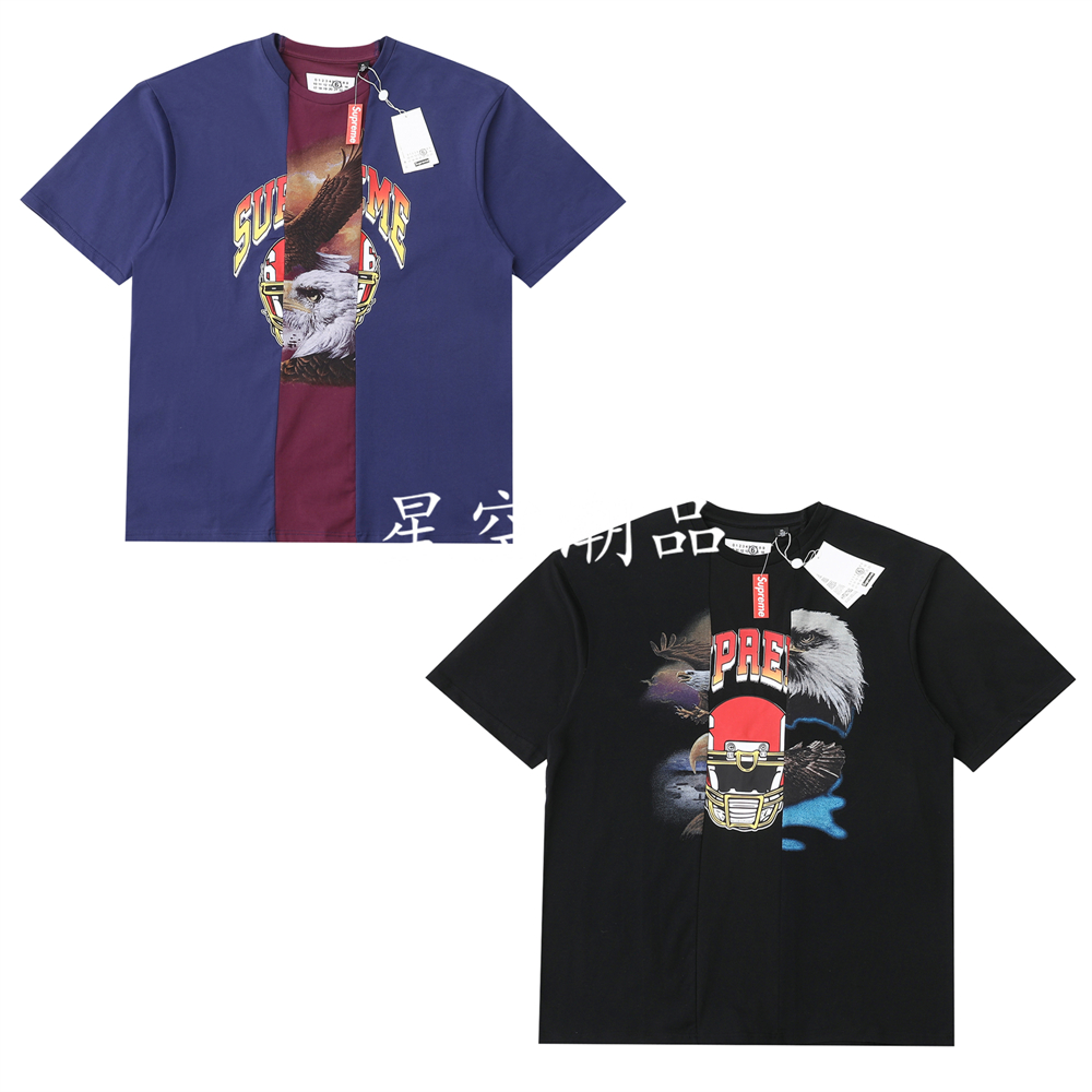[Supreme] 슈프림 x MM6 메종 마르지엘라 스플릿 숏슬리브 탑