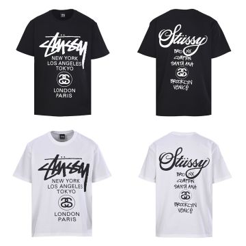 [STUSSY] 스투시 월드투어 반팔 티셔츠