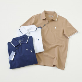 [Polo] 폴로 랄프로렌 테일러드핏 퍼포먼스 지퍼 폴로 티셔츠