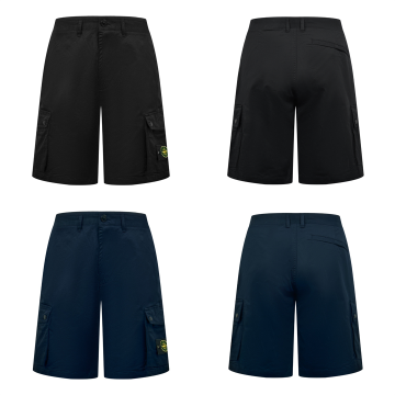 [STONE ISLAND] 스톤 아일랜드 L1110 수피마 코튼 카고 버뮤다 쇼츠