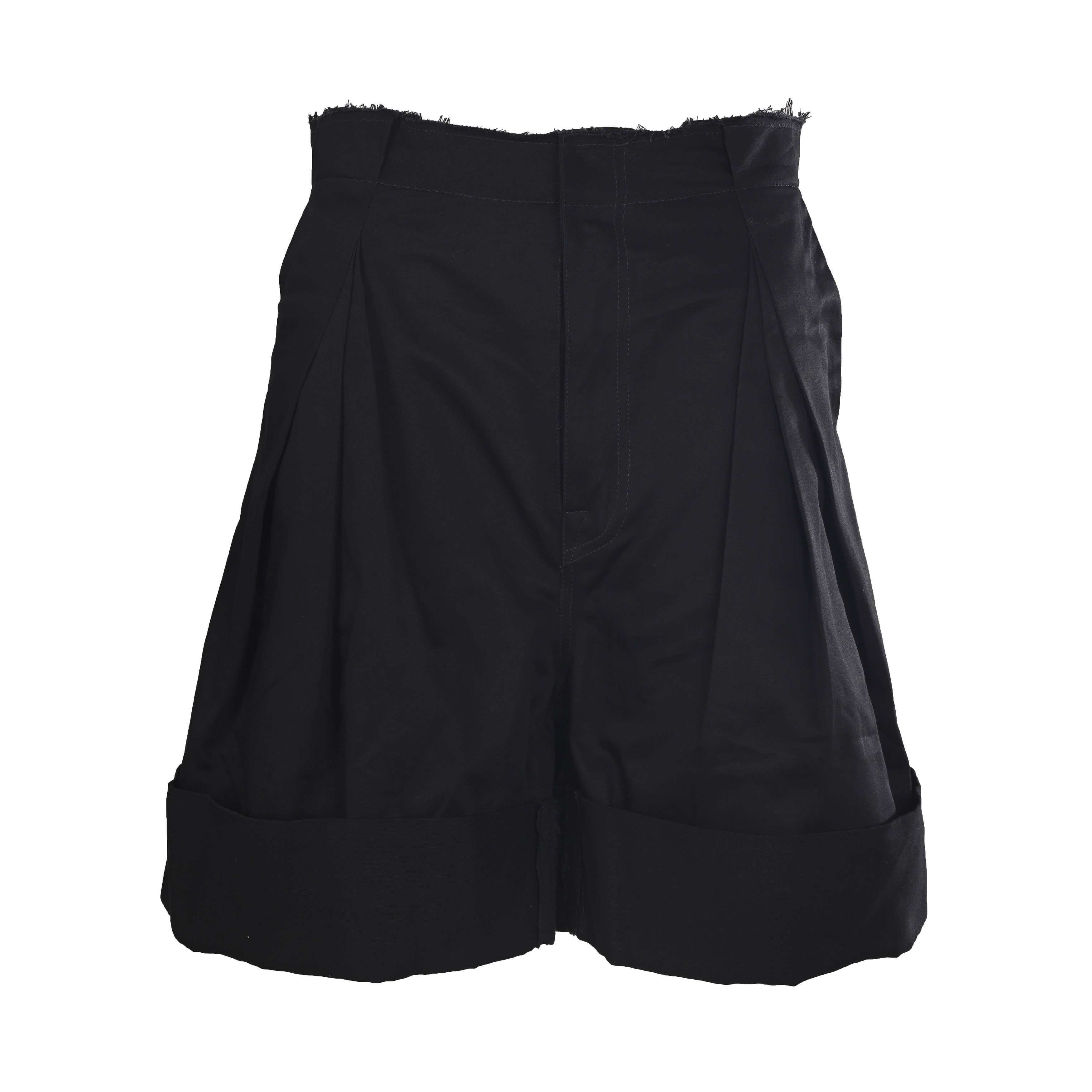 [Maison Margiela] 메종 마르지엘라 런웨이 코튼 쇼츠 블랙