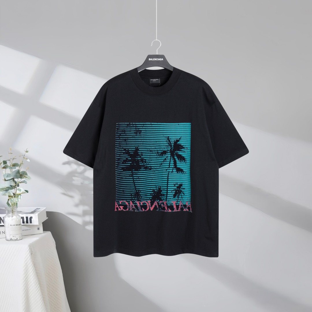 [BALENCIAGA] 발렌시아가 그래픽 반팔 티셔츠