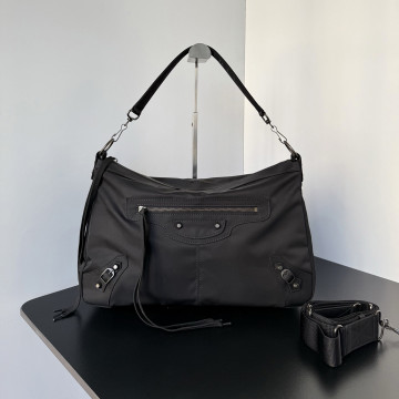 [Balenciaga] 발렌시아가 르 시티 모토 미디엄 블랙