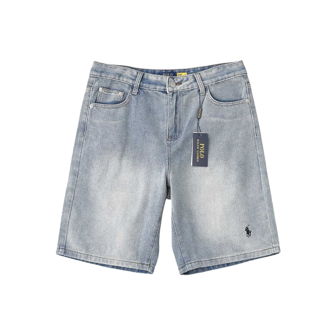 [Polo Ralph Lauren] 폴로 랄프로렌 포니 자수 데님 반바지