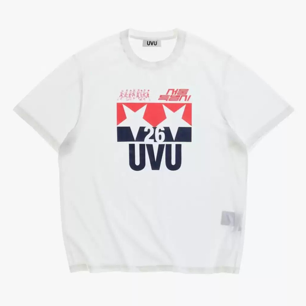 [UVU] UVU 서울 '26 티셔츠 화이트