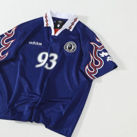 [Adidas x BAPE] 아디다스 x 베이프 숏슬리브 플레임 저지