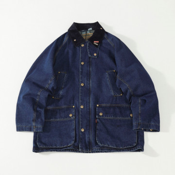[Levi's x Barbour] 리바이스 x 바버 비데일 자켓 다크 린스드 데님