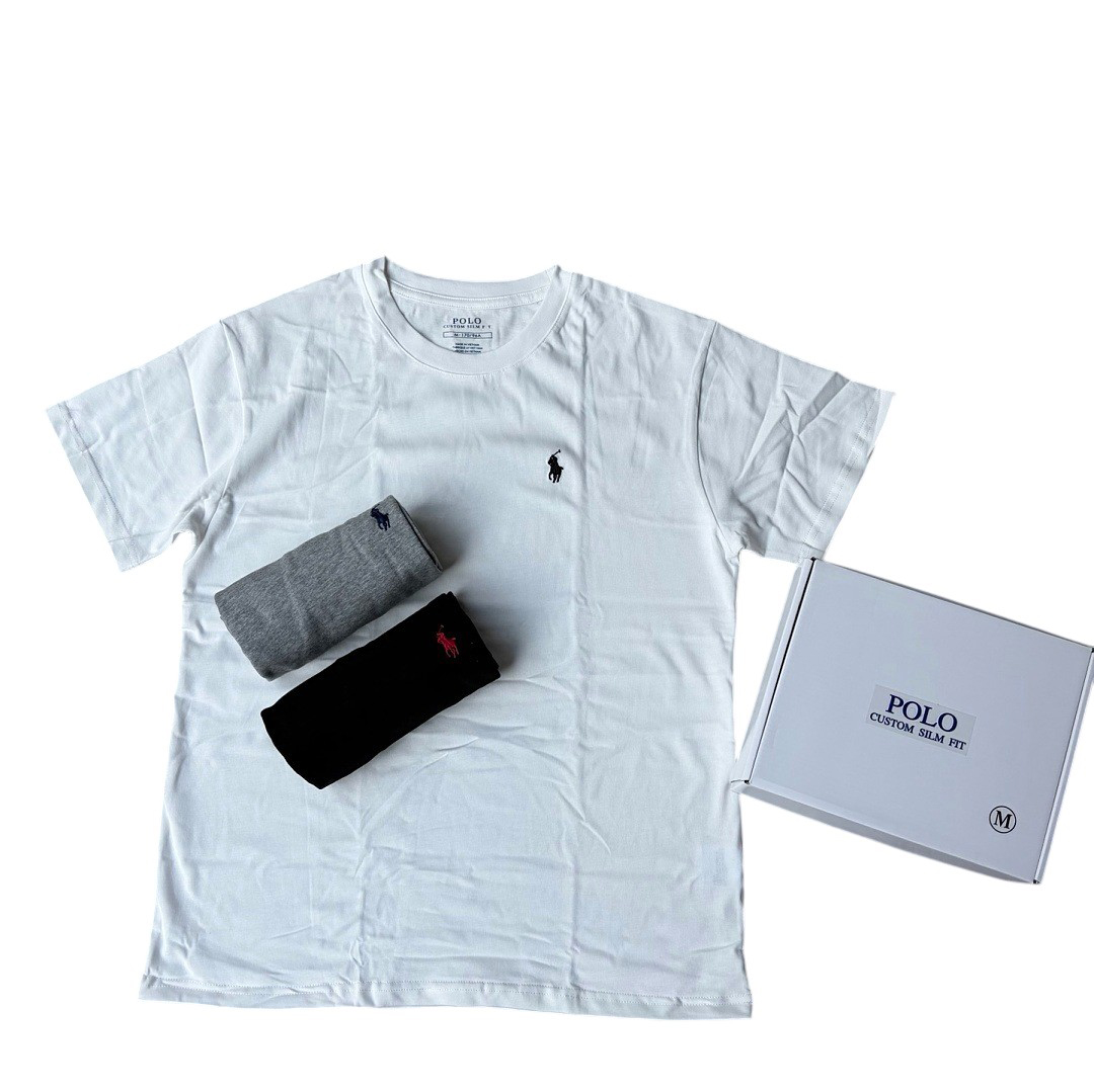 [Polo Ralph Lauren] 폴로 랄프로렌 포니 자수 반팔 티셔츠 3PACK 세트