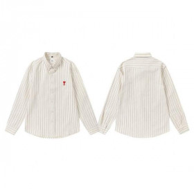 [Ami] 아미 파리 스트라이프 옥스퍼드 셔츠