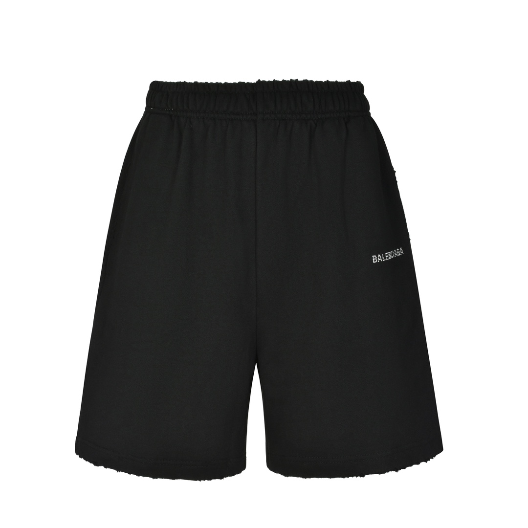 [Balenciaga] 발렌시아가 라인스톤 로고 쇼츠